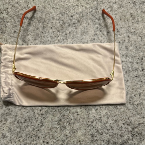 Tory Burch TY6025 204/13 Women’s Sunglasses in Orange with Gold Hardware - Picture 6 of 12